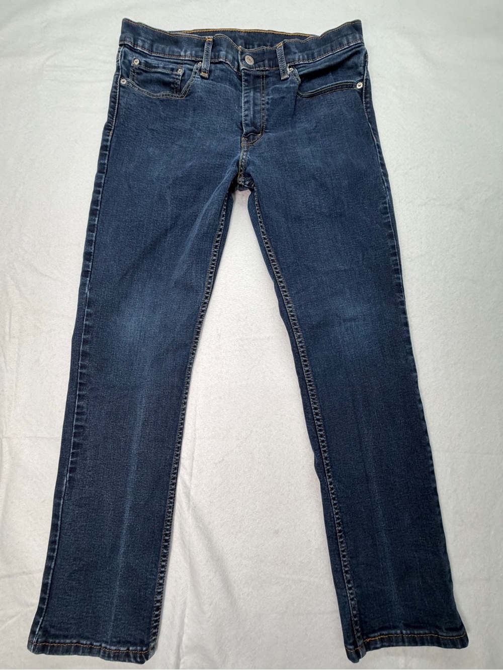 Levi's Men's Dark Blue Straight Jeans
